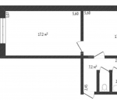 2-комн, 44кв м, этаж 5/5 пр-кт Ленина, 122А