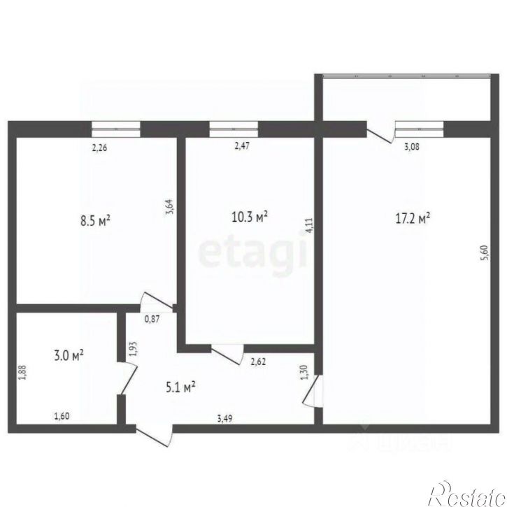 2-комн квартира Ленинградский пр-кт, 27А,  д. 27А