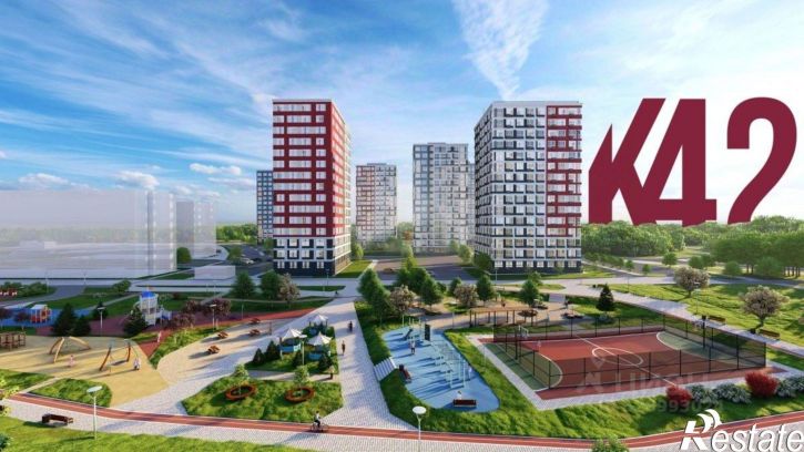 1-комн квартира в новом доме улица Дружбы, 11