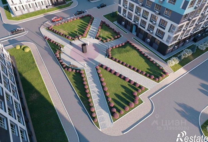 2-комн квартира в новом доме улица Дружбы, 10