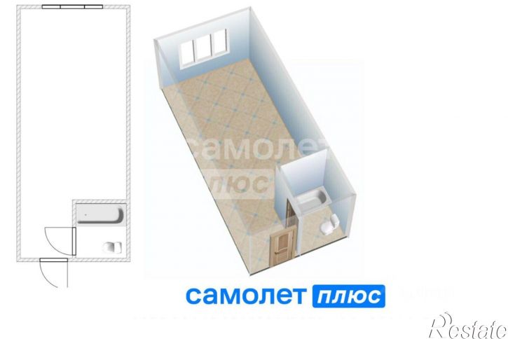 1-комн квартира ул Ворошилова, 12,  д. 12