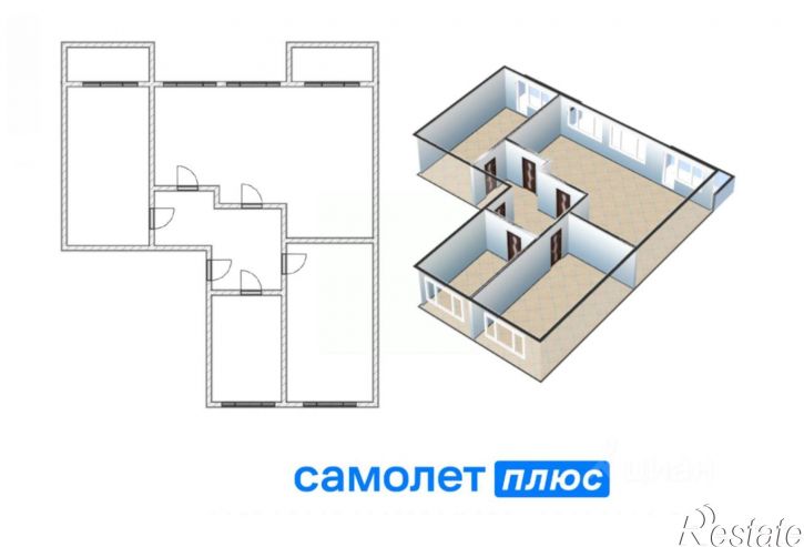 3-комн квартира ул Институтская, 18,  д. 18