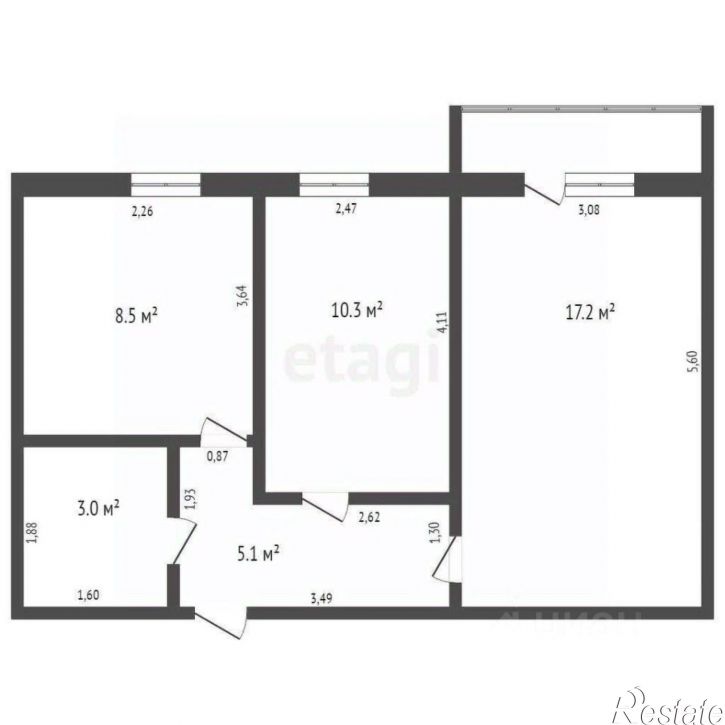 2-комн квартира Ленинградский пр-кт, 27А,  д. 27А