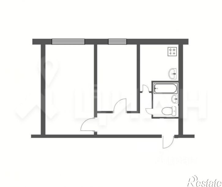 2-комн квартира Ленинградский пр-кт, 25А,  д. 25А