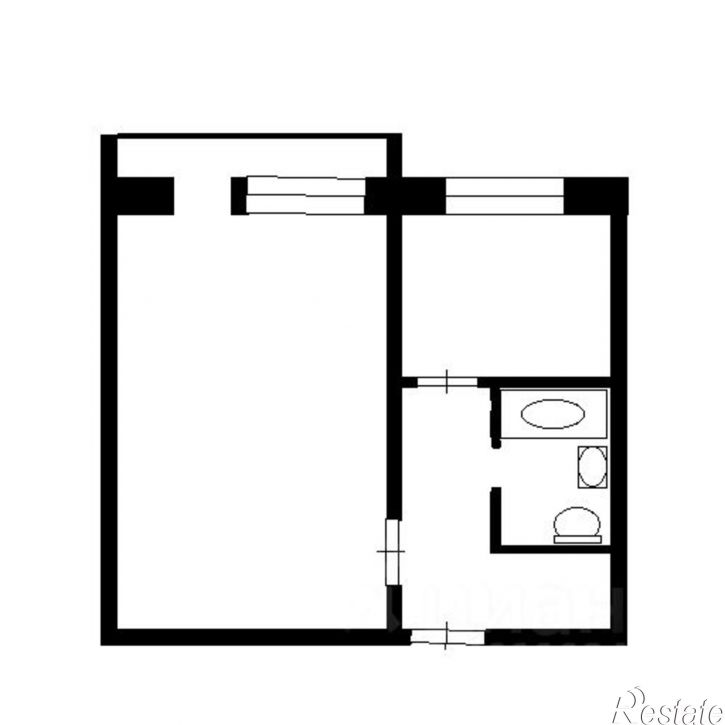 1-комн квартира Ленинградский пр-кт, 13б,  д. 13б