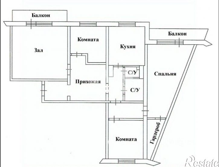 4-комн квартира Ленинградский пр-кт, 30/2,  д. 30/2