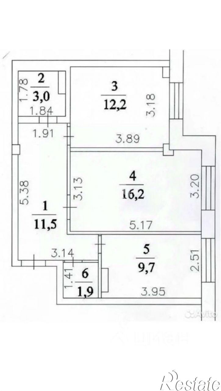 2-комн квартира ул Дружбы, 5,  д. 5