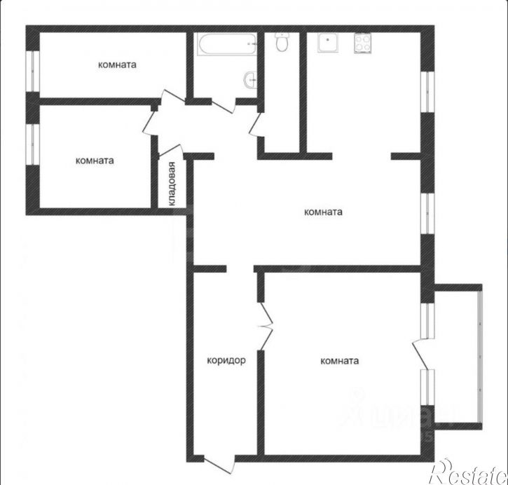 4-комн квартира Октябрьский пр-кт, 36А,  д. 36А