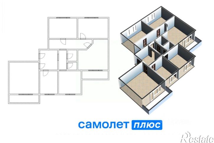 5-комн квартира Молодежный пр-кт, 8,  д. 8