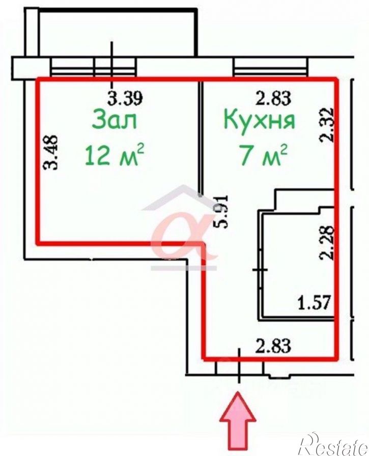 1-комн квартира ул Тухачевского, 29б,  д. 29б