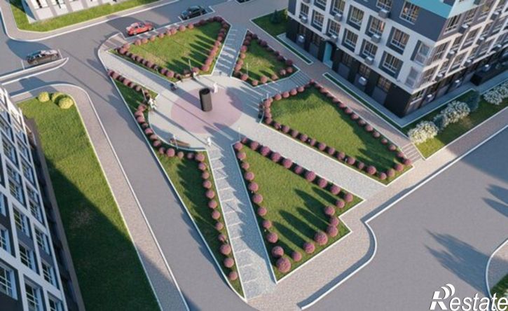 1-комн квартира в новом доме улица Дружбы, 11