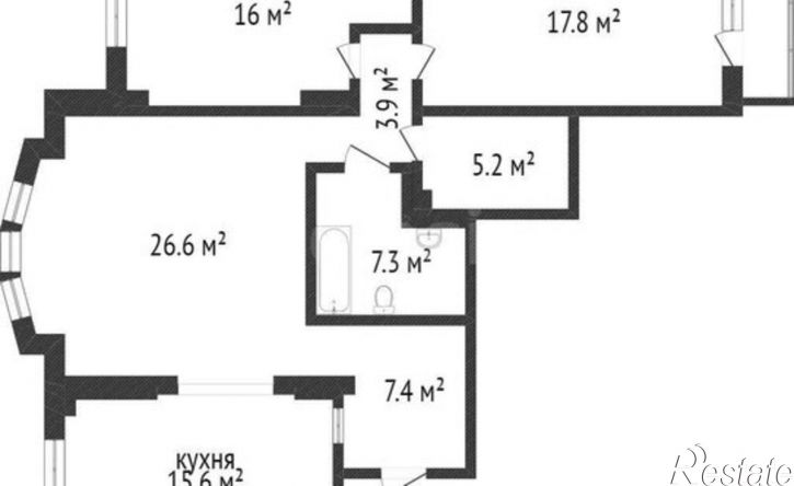 3-комн квартира пр-кт Шахтеров, 66,  д. 66
