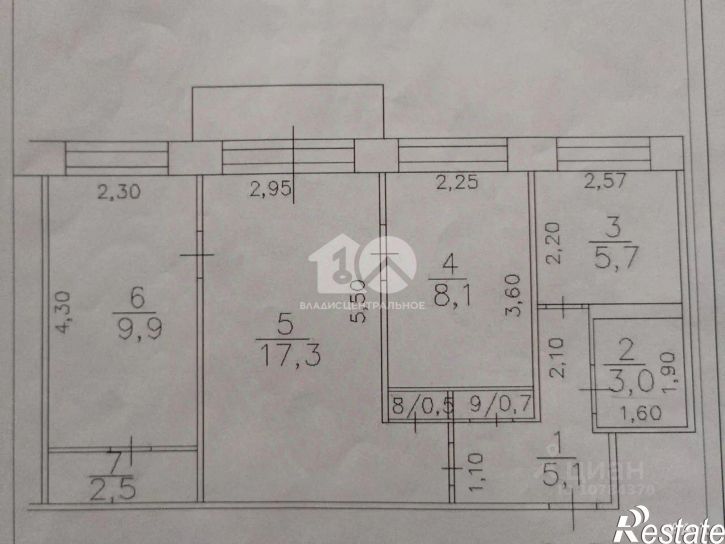 3-комн квартира ул 50 лет Октября, 24,  д. 24