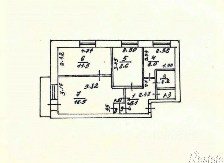 3-комн квартира ул Рекордная, 30,  д. 30