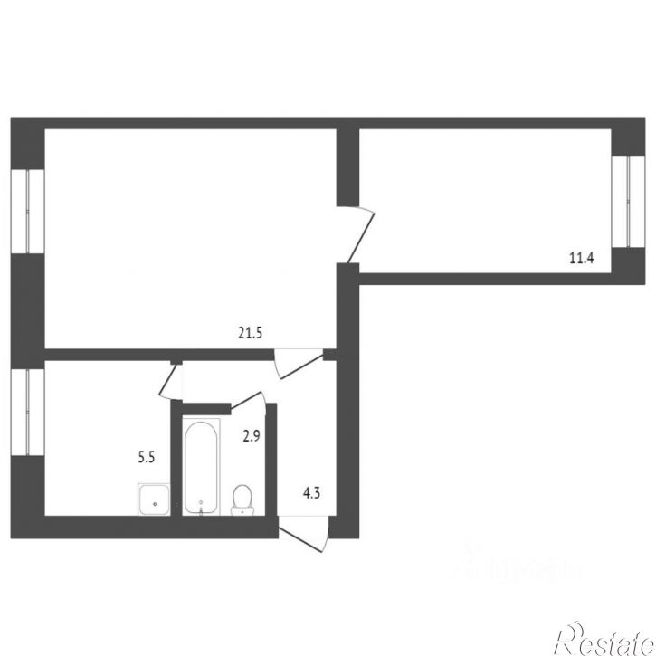 2-комн квартира Октябрьский пр-кт, 8,  д. 8
