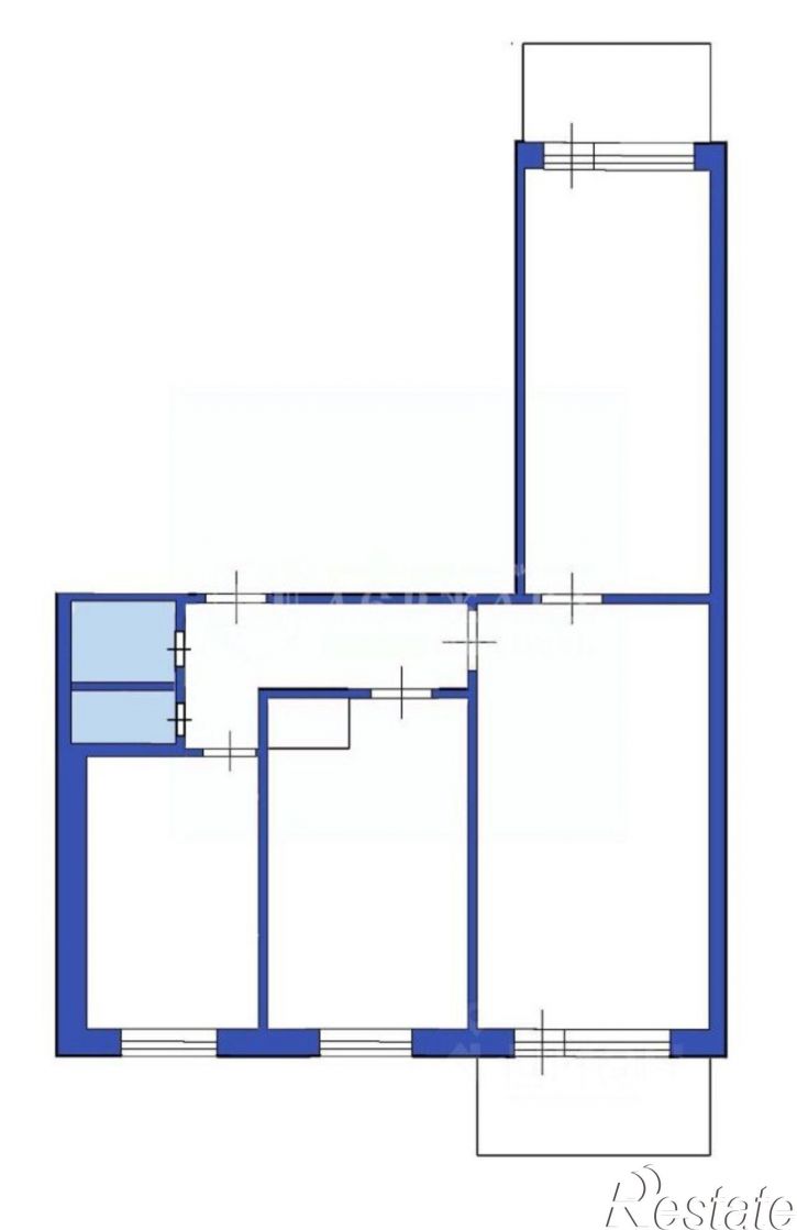 3-комн квартира Комсомольский пр-кт, 43а,  д. 43а