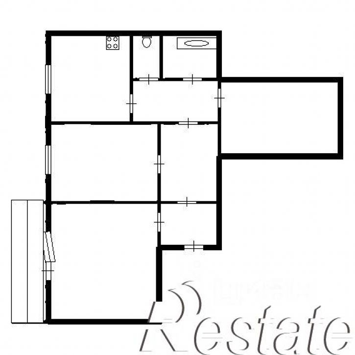 3-комн квартира Московский проспект, 9,  д. 9