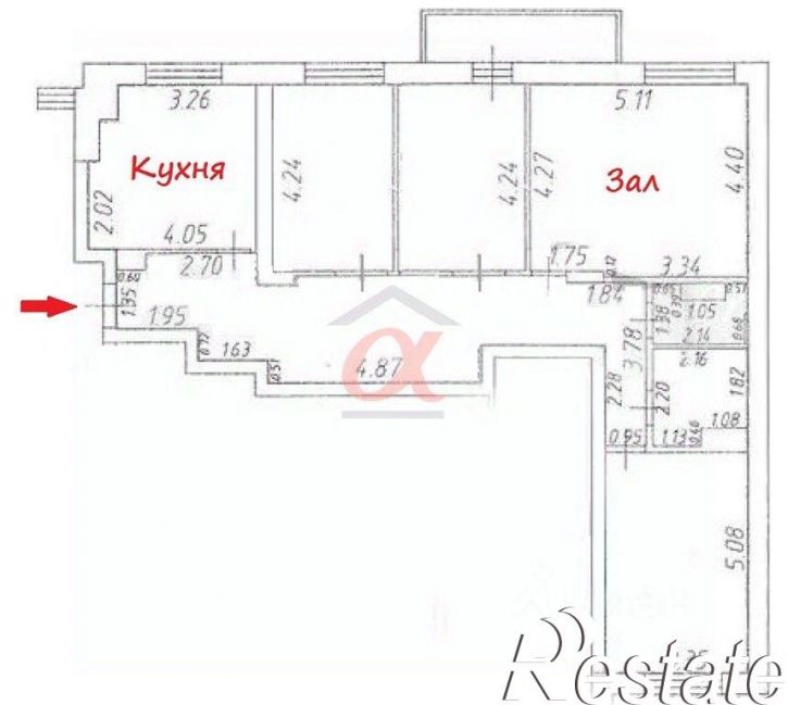 4-комн квартира Притомский проспект, 7/1,  д. 7/1