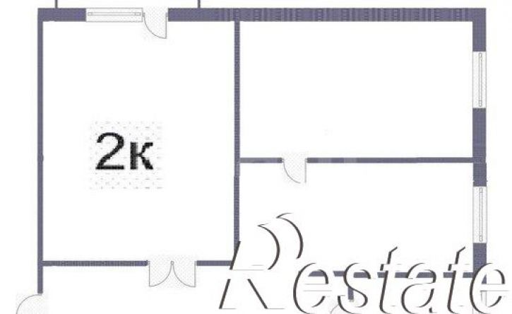 2-комн квартира улица Сергея Тюленина, 5А,  д. 5А