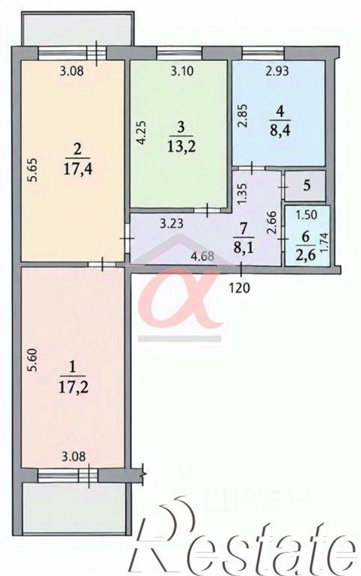 3-комн квартира улица Тухачевского, 47А,  д. 47А