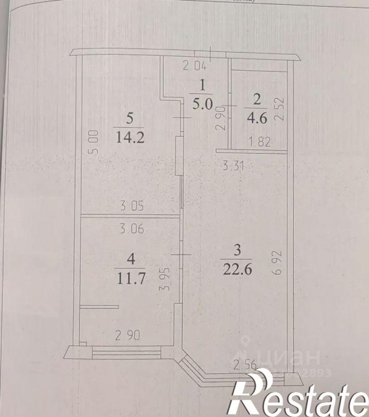 3-комн квартира Московский проспект, 18 к6,  д. 18 к6
