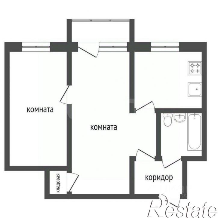 2-комн квартира улица Рукавишникова, 13,  д. 13