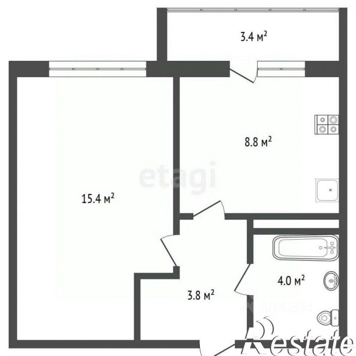 1-комн квартира Ленинградский проспект, 53 к2,  д. 53 к2