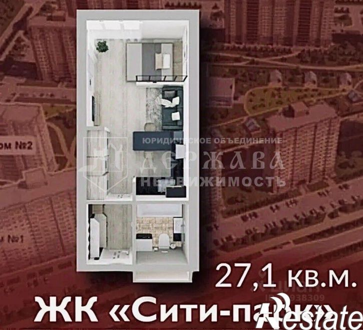 1-комн квартира Ленинградский проспект, 44А,  д. 44А
