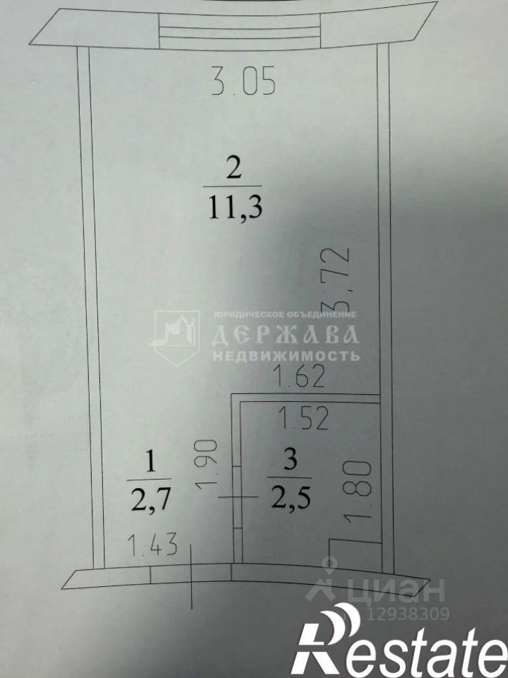 1-комн квартира Ногинская улица, 10А,  д. 10А