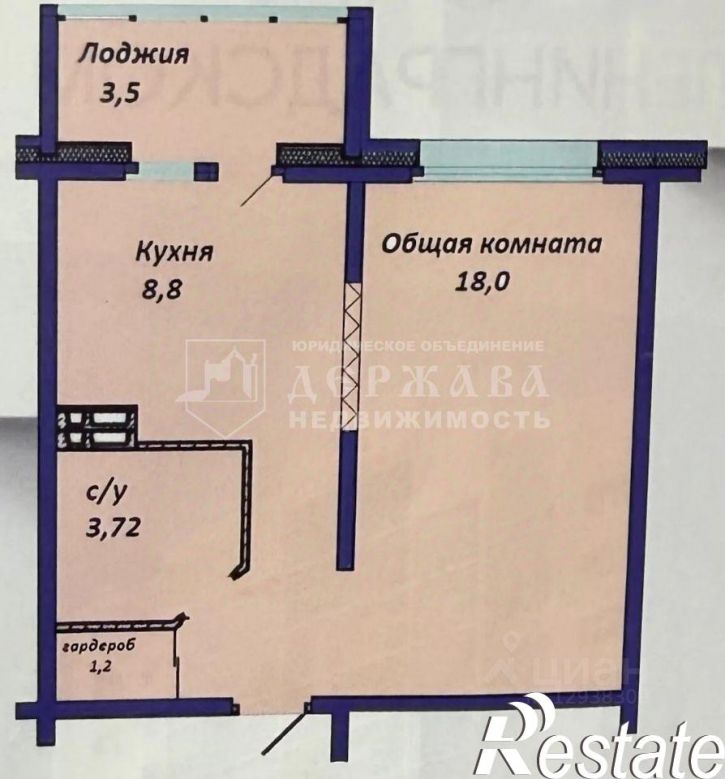 1-комн квартира Ленинградский проспект, 32/2,  д. 32/2