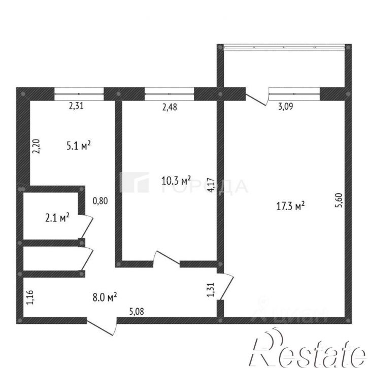 2-комн квартира бульвар Строителей, 26,  д. 26