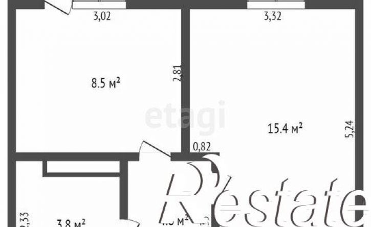 1-комн квартира бульвар Строителей, 60 к2,  д. 60 к2