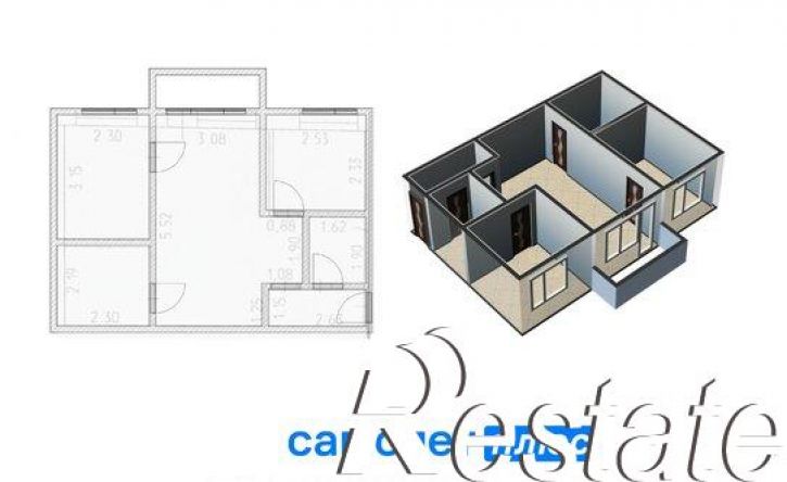 2-комн квартира Ноградская улица, 7Б,  д. 7Б