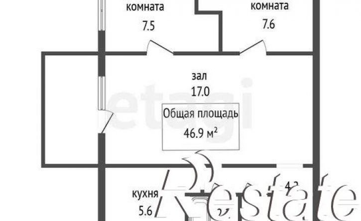 3-комн квартира Волгоградская улица, 32Б,  д. 32Б