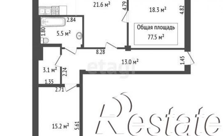 3-комн квартира Советский проспект, 24,  д. 24