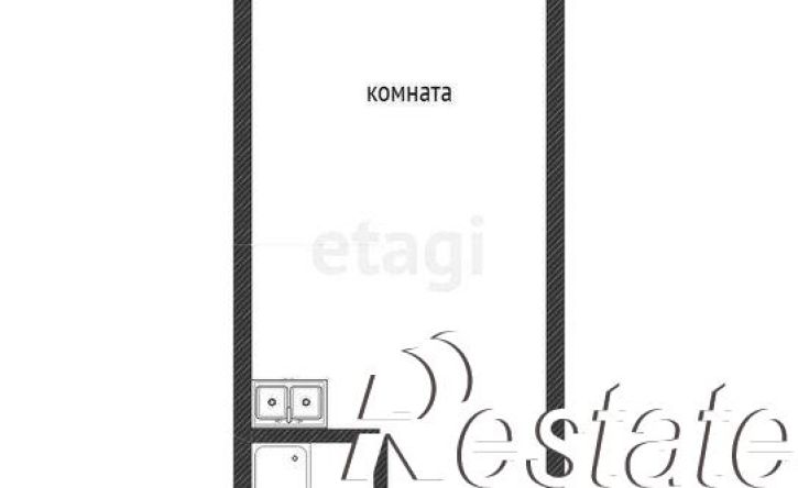1-комн квартира улица Агеева, 6А,  д. 6А